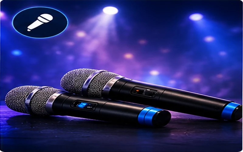 Trådlösa mikrofoner för karaoke