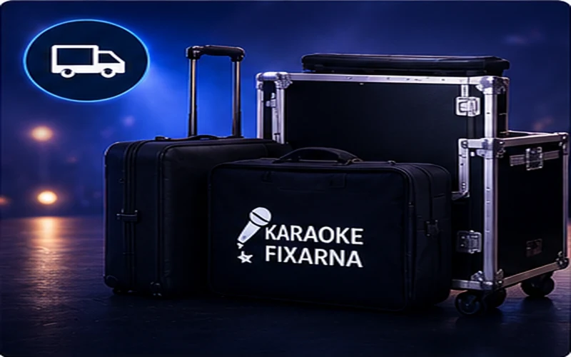 Transportväskor för karaokeutrustning