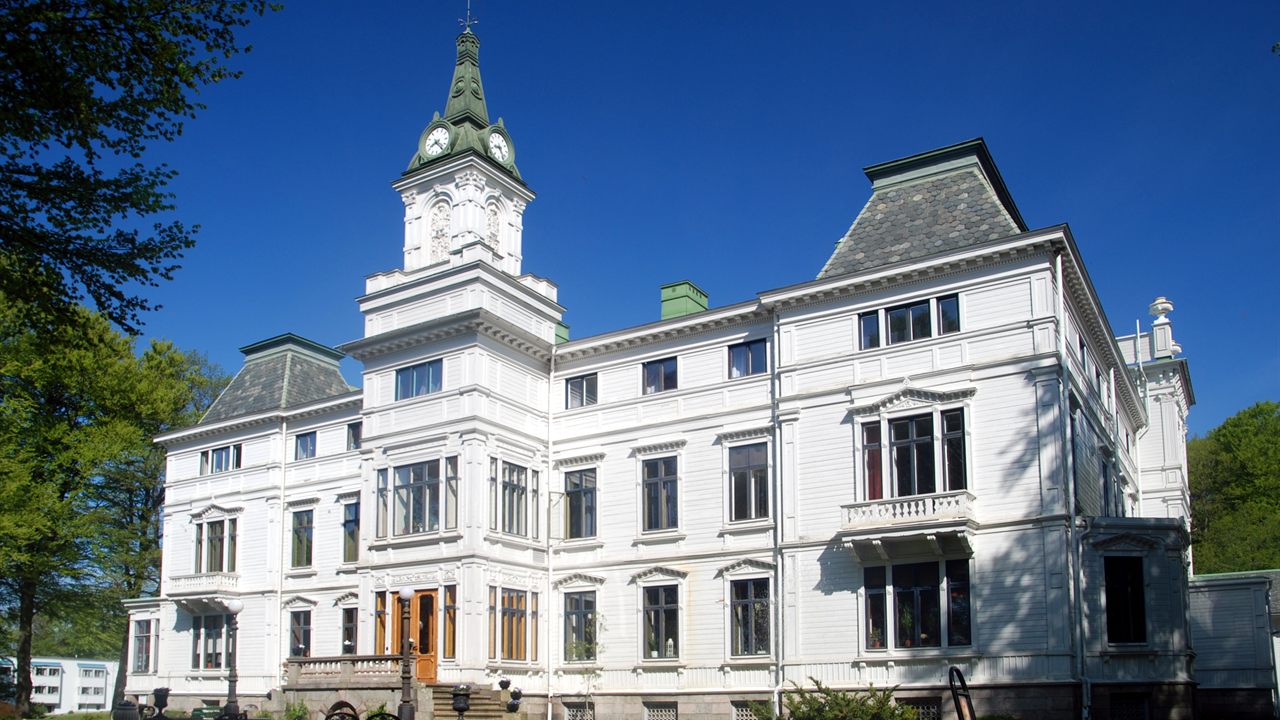 Wendelsbergs huvudbyggnad i Mölnlycke